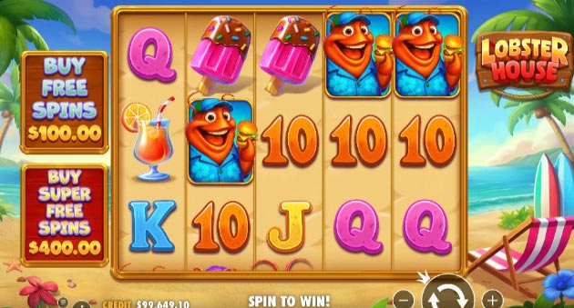 Lobster House slot machine by Pragmatic play